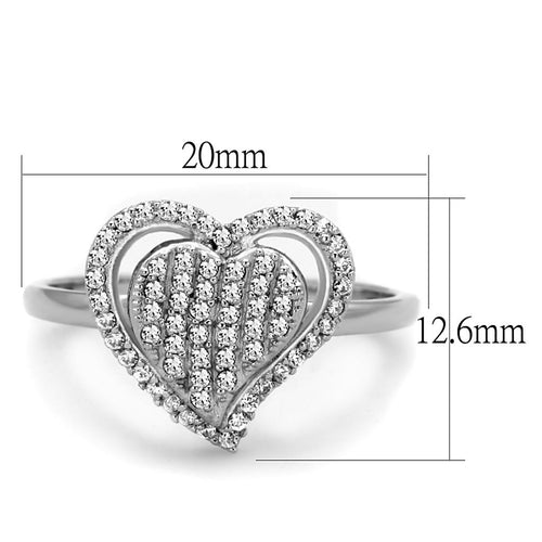 Anillo Plata 925 con Circonia AAA - Diseño Elegante