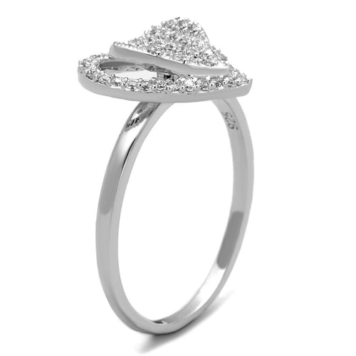 Anillo Plata 925 con Circonia AAA - Diseño Elegante