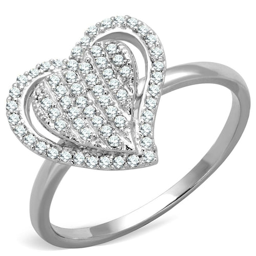 Anillo Plata 925 con Circonia AAA - Diseño Elegante