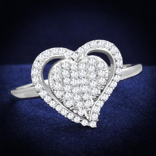 Anillo Plata 925 con Circonia AAA - Diseño Elegante